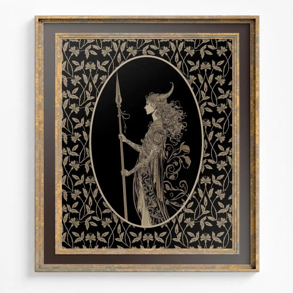 Ares Greek God Print And Mars Roman God Illustration Unframed Wall Art For History Enthusiasts by My Store