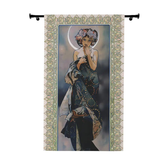 Art Deco Window Curtains, Vintage Style Drapes, Room Decor, Unique Home Accessories, Elegant Curtain Panels - DesignBohemian