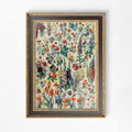 Art Nouveau Floral Bohemian Poster By Alphonse Millot Large Artwork For Elegant Living Spaces by My Store