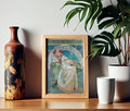Art Nouveau Mucha Poster Bohemian Print Premium Matte Finish Fine Art Paper Available In Multiple Sizes by DesignBohemian