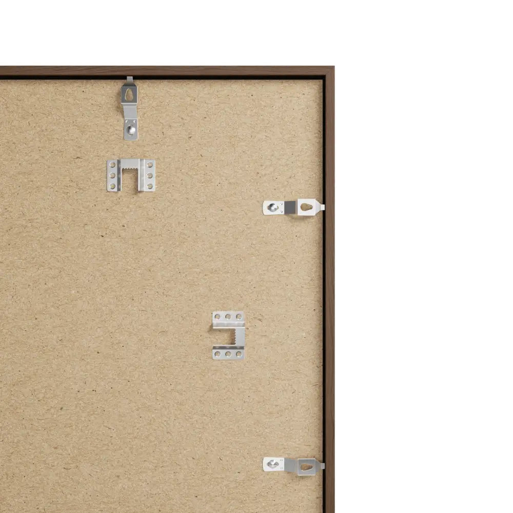 Art Nouveau Pink and Orange Floral - Framed Wall Art