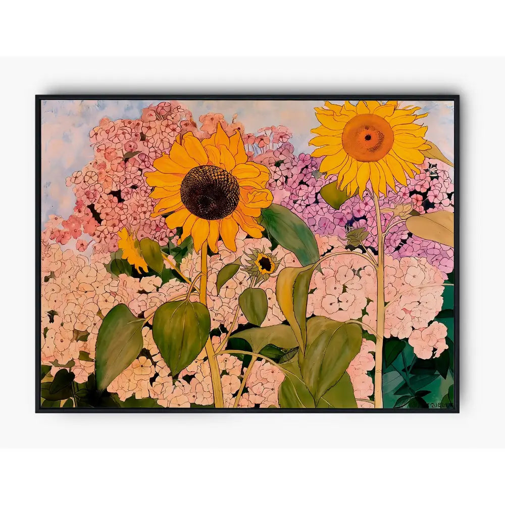 Art Nouveau Sunflowers Ernest Biéler Print on Archival Paper by DesignBohemian