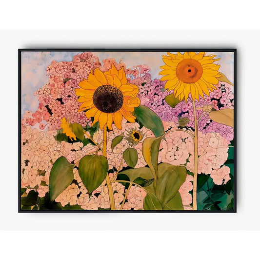Art Nouveau Sunflowers Ernest Biéler Print on Archival Paper by DesignBohemian