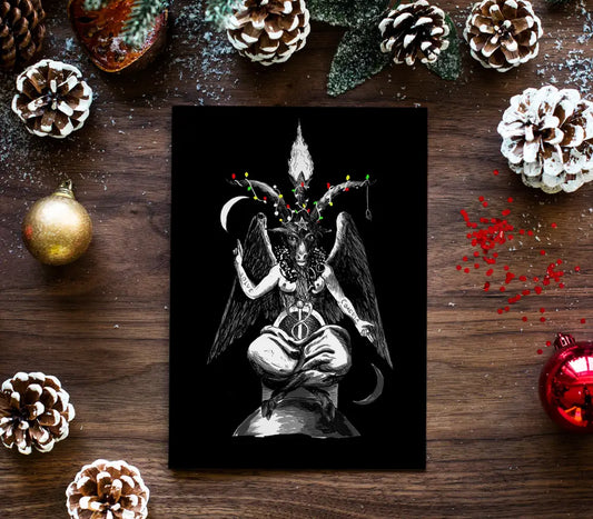 Baphomet Christmas Cards Poster No Frame by My Store