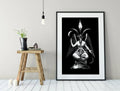 Baphomet Poster As Above So Below Eliphas Levi No Frame Wall Art Print For Mysticism Decor by My Store