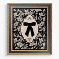 Black Bow Vintage Pattern Poster No Frame by My Store
