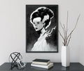 Bride Of Frankenstein Print Unframed Halloween Monster Poster Classic Artwork For Home Decor by My Store