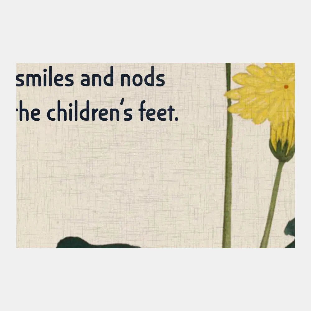 Dandelion Poem Print Earth Tone Summer Vintage Poster For Nursery by DesignBohemian