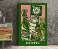 Death Tarot Card Print Bubblegum Goth Punk Poster No Frame by My Store