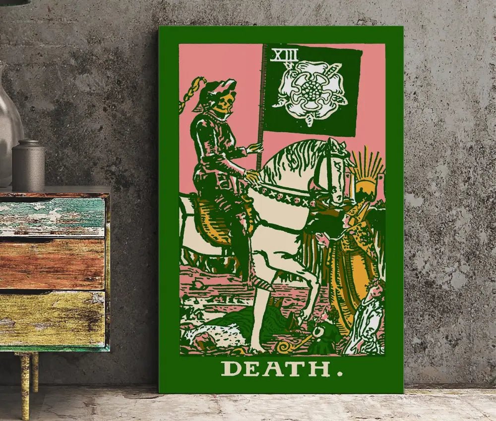 Death Tarot Card Print Bubblegum Goth Punk Poster No Frame by My Store