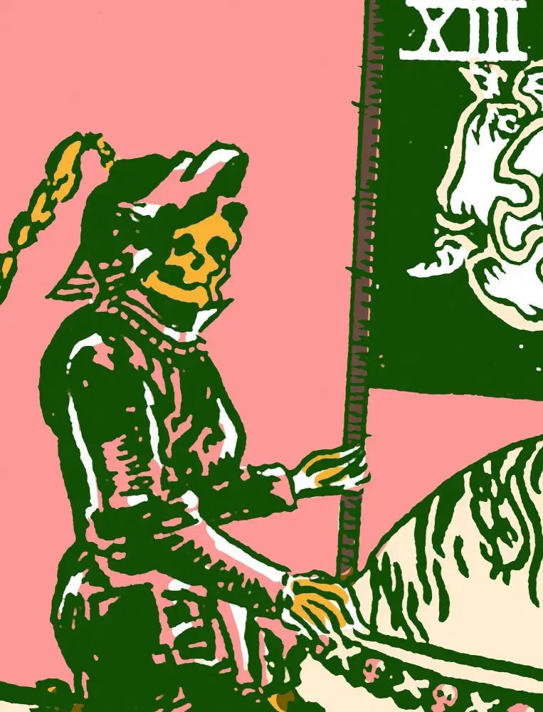 Death Tarot Card Print Bubblegum Goth Punk Poster No Frame by My Store
