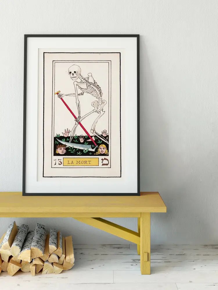 Death Tarot Card Print by Oswald Wirth Unframed Poster by My Store