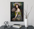Deco Art Nouveau Goddess Poster Large Bohemian Print by My Store