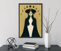 Deco Art Nouveau Goddess Poster Lilith Print Bohemian Spiritual Wall Art For Living Room Decor by My Store
