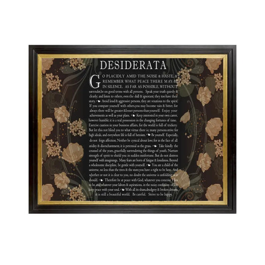Desiderata Poem Print Premium Archival Matte Paper USA Made by DesignBohemian