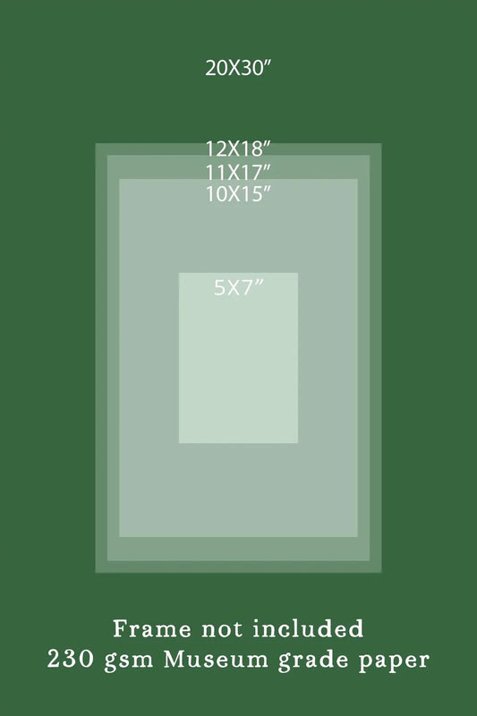 Eight Of Pentacles Vintage Shabby Chic Tarot Poster Nouveau Print Green And Yellow Floral Art Nouveau by DesignBohemian