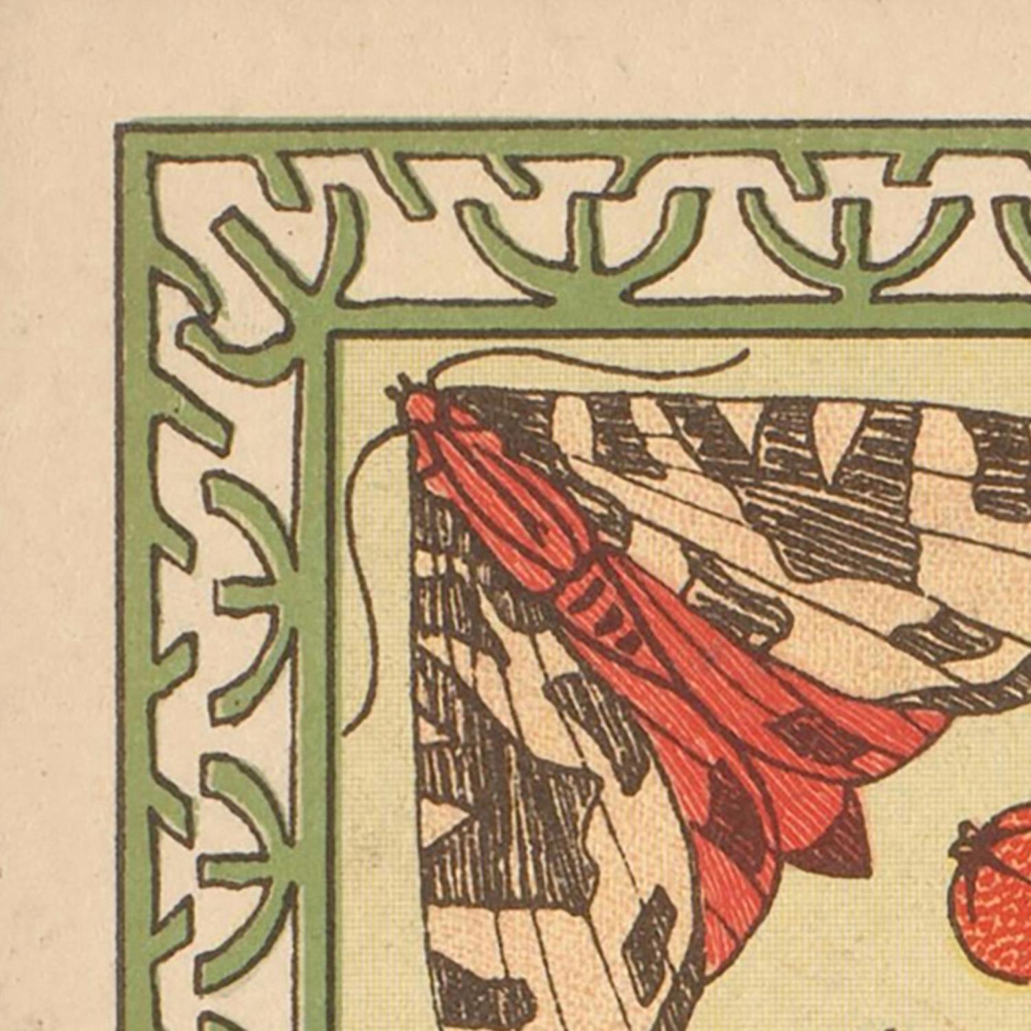 The Queen of Pentacles - Vintage Shabby Chic - Tarot Poster - Nouveau Tarot Card Poster