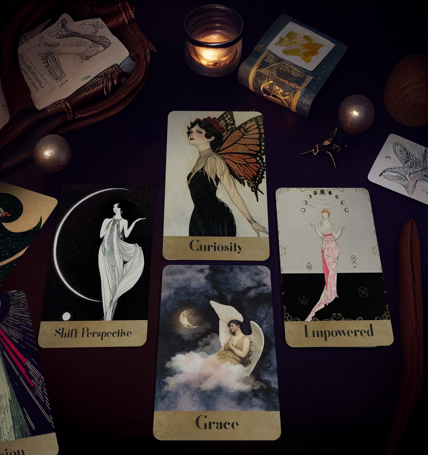 The Nouveau Goddess Oracle and Major Arcana Cards, Tarot Deck (Guidebook PDF)