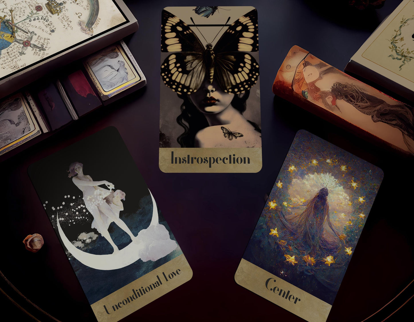 The Nouveau Goddess Oracle and Major Arcana Cards, Tarot Deck (Guidebook PDF)