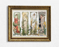 Elizabeth Sonrel Art Nouveau Floral Print French Painting Fleurs Des Champs Montagnes 10x15 5x7 by My Store
