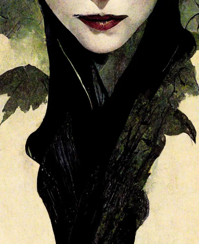 Evil Queen Poster No Frame Goth Queen Print Wicked Witch Art by My Store