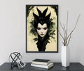 Evil Queen Poster No Frame Goth Queen Print Wicked Witch Art by My Store