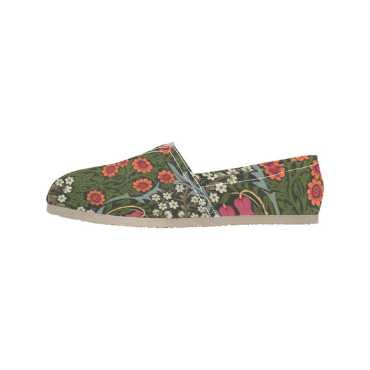 William Morris Shoes - Canvas Slip On Shoes - Art Shoes - Retro Shoes