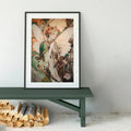 Fairy Poster Vintage Art In Beige And Green For Enchanting Home Decor And Fairy Lovers Gift by My Store