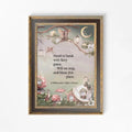 Fairy Print Nursery Poster Featuring Midsummer Nights Dream Poem For Dreamy Baby Room Decor by My Store