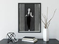 Fashion Magazine Flapper Print Black and White Wall Art by My Store