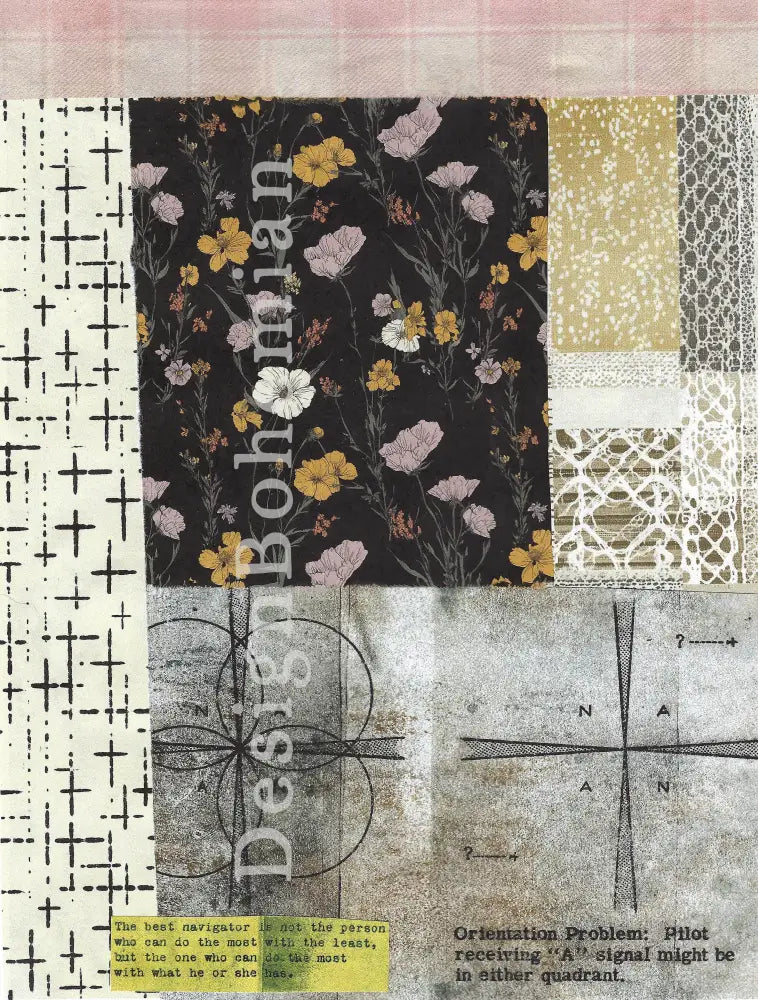 Floral Vintage Collage – Digital Download