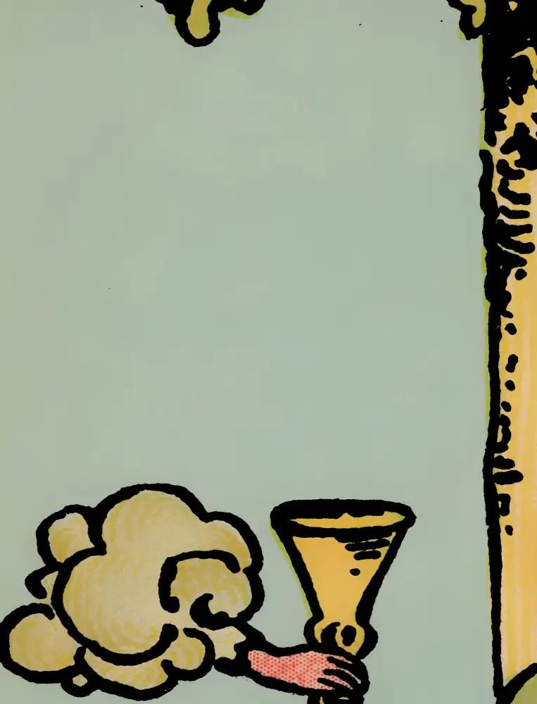 Four Of Cups Tarot Card Print Unframed Poster Wall Art For Tarot Enthusiasts And Collectors by My Store