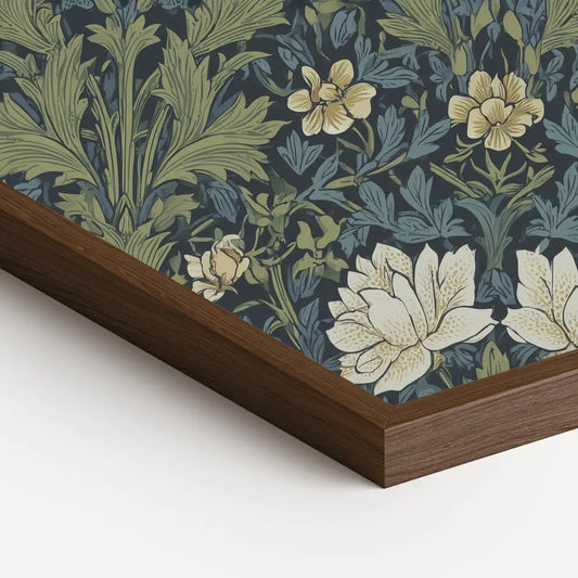 Framed Nouveau Pattern - William Morris Inspired - Large Framed Pattern