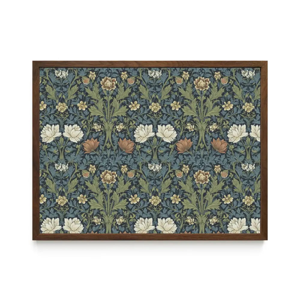 Framed Nouveau Pattern - William Morris Inspired - Large Framed Pattern