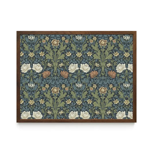 Framed Nouveau Pattern - William Morris Inspired - Large Framed Pattern