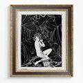 Girl Caught In Spiderweb Poster No Frame Unique Wall Art For Modern Living Rooms And Offices Decor by My Store