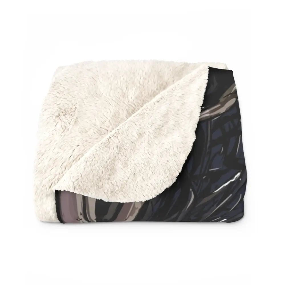 Gothic Witchcraft Sherpa Fleece Blanket | Cozy Gift for Halloween, Home Decor, Supernatural Vibe, Witchy Aesthetic, Winter Essentials - DesignBohemian