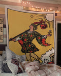The Fool Tarot Card Tapestry - Rider Waite Design