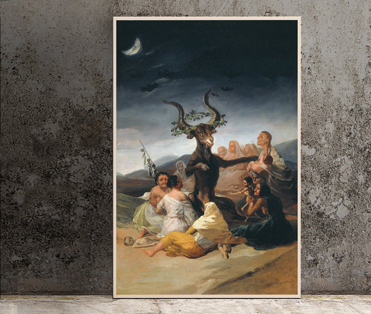 Witches Sabbath - Francisco De Goya Y Lucientes Poster (No Frame)