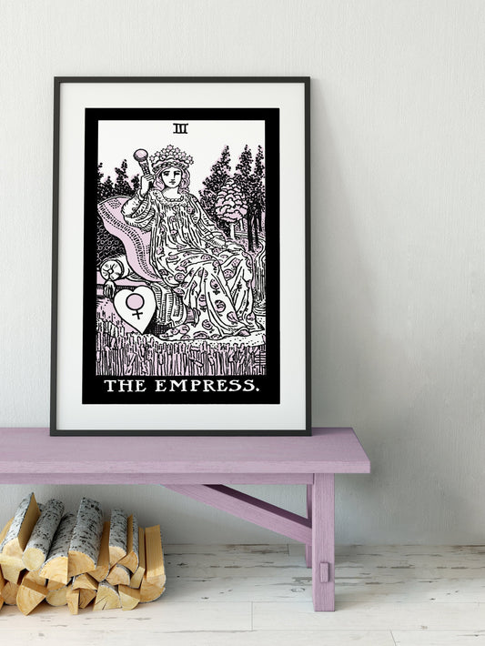 The Empress - Tarot Card Print - The Empress Card Poster, No Frame
