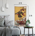 The Fool Tarot Card Tapestry - Rider Waite Deck Art