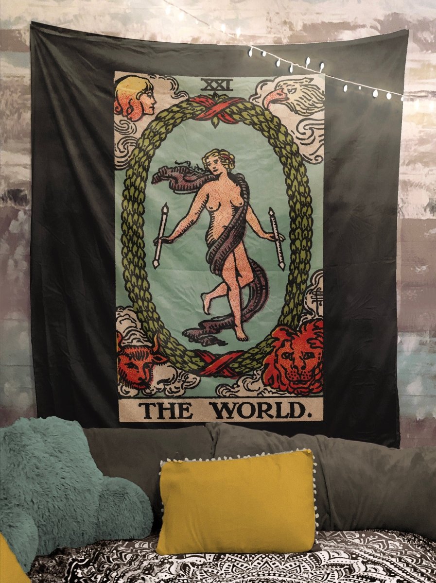 The World Tarot Card Tapestry – Rider Waite Smith Deck