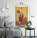 Strength Tarot Card Tapestry - Rider Waite Deck Art