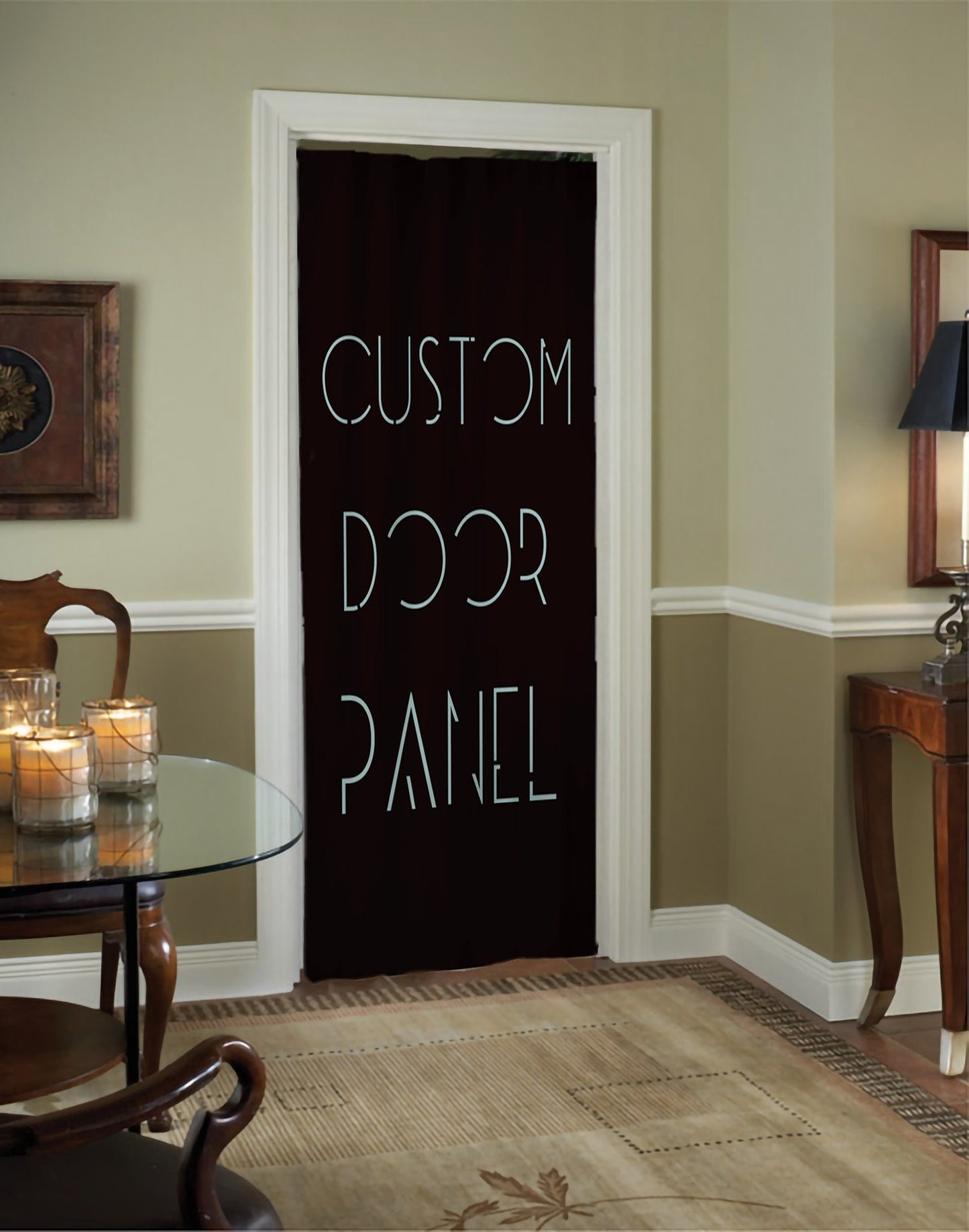 Custom Curtain Door Panel Curtains Personalized Design Bohemian Art by DesignBohemian