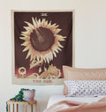 The Sun Tarot Card Tapestry - The Sunflower Tapestry