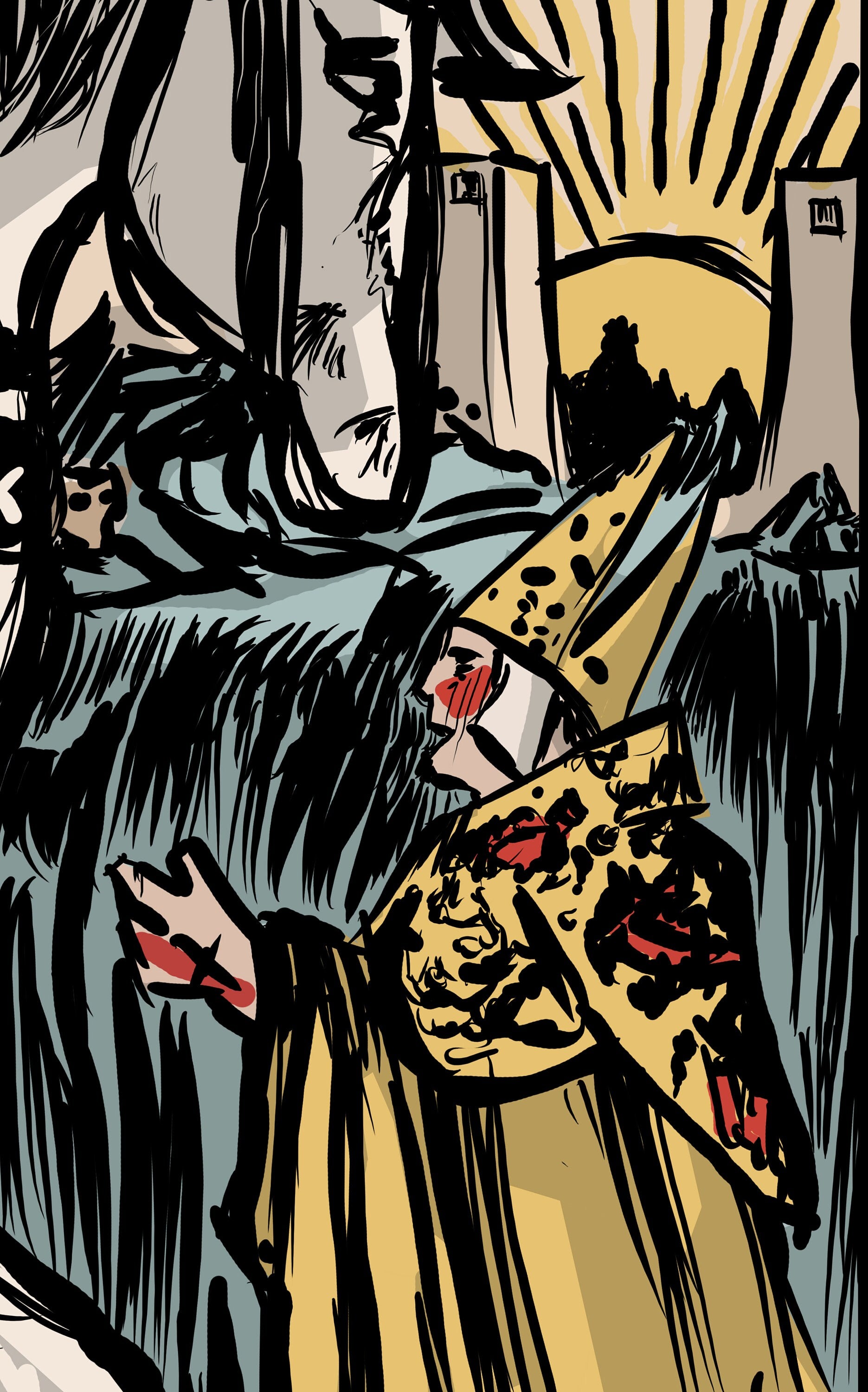 Death Tarot Card Tapestry