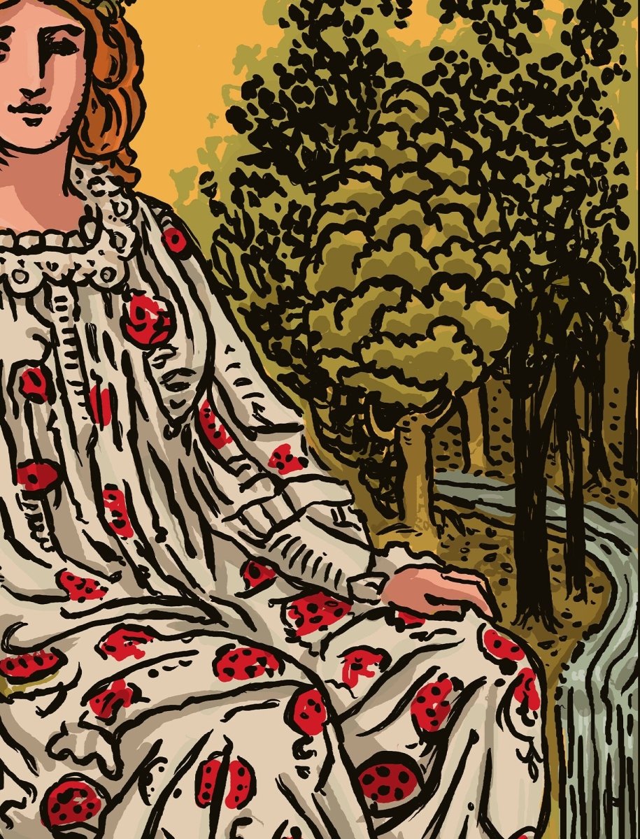 Empress Tarot Card Tapestry – Rider Waite Smith Art