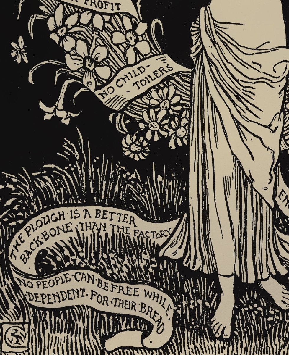 A Garland For May Day 1895 Walter Crane-Tapestry (Printed)