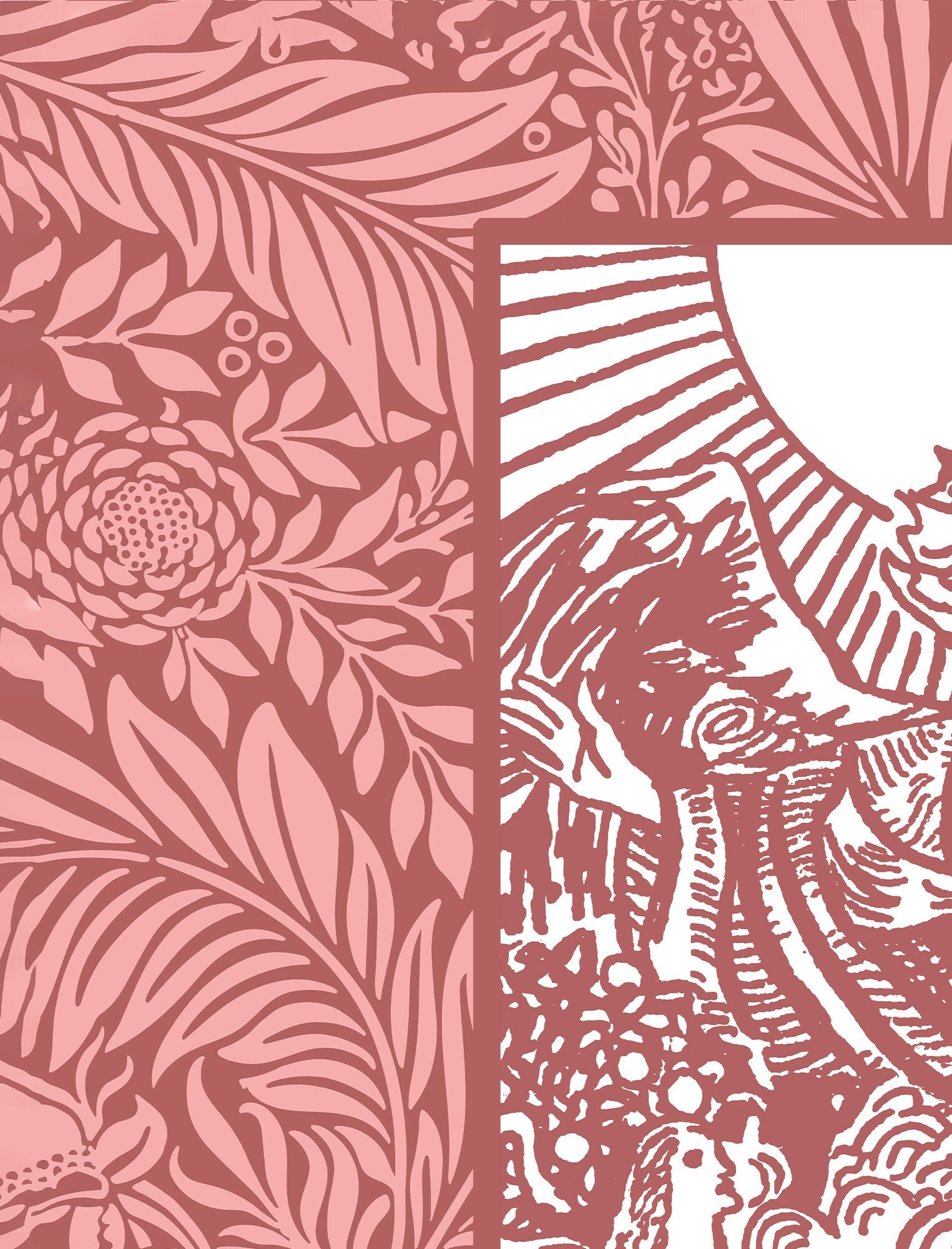 The Lovers Tarot Card Tapestry - Rider Waite Pink Wall Decor