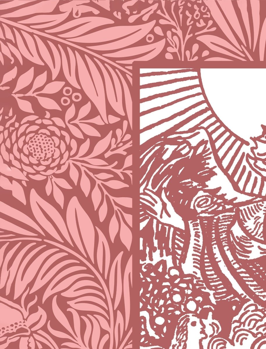 The Lovers Tarot Card Tapestry - Rider Waite Pink Wall Decor